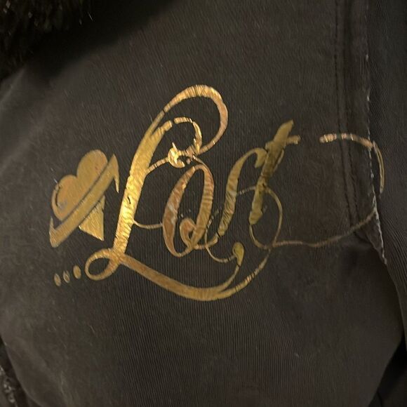 Lost Skate Faux Fur Zipper Closure Pockets Hoodie Sweatshirt Casual - Picture 10 of 11